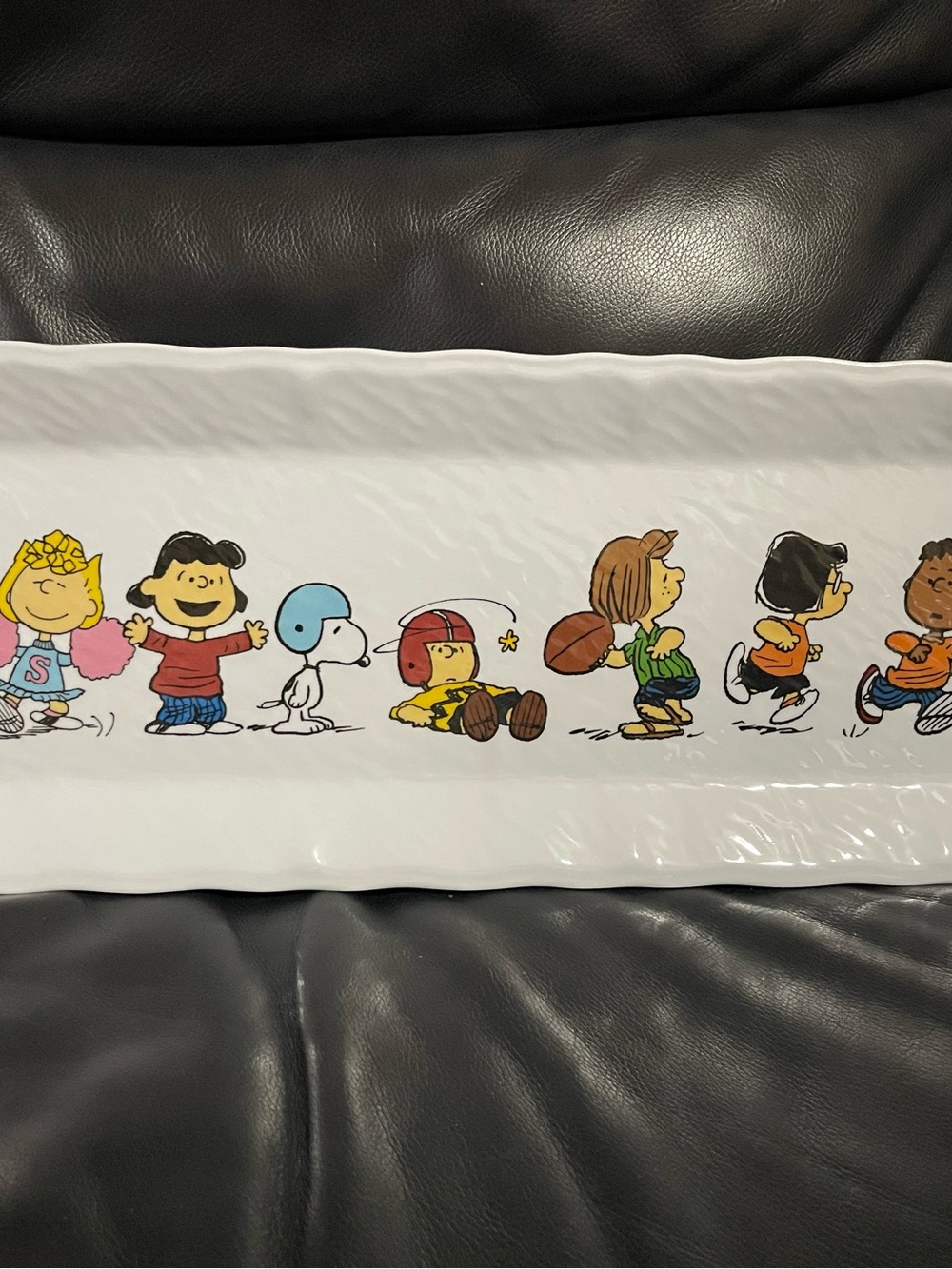 Football Peanuts Tray Melamine - Peanuts Football Tray Melamine